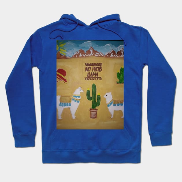 Two Llamas Hoodie by Oregon333